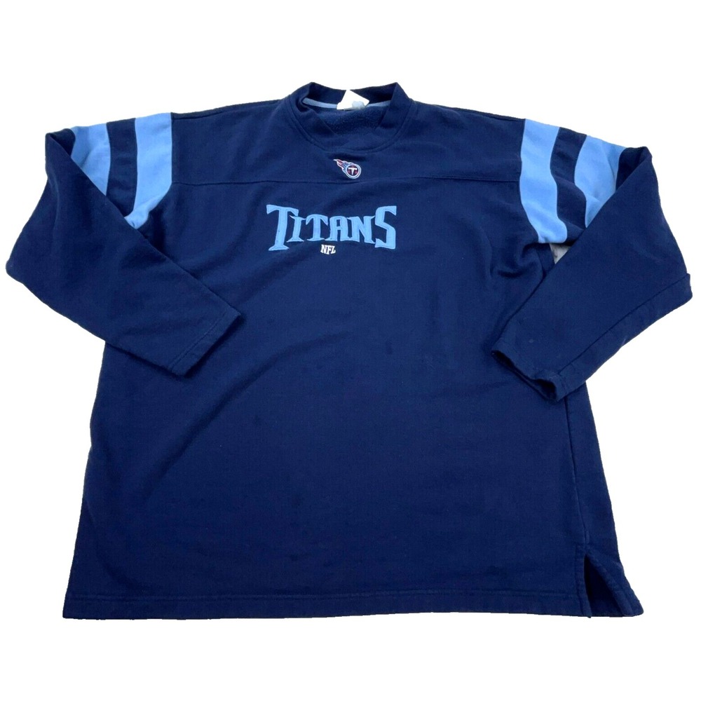 Tennessee Titans Sweatshirt Men XL Blue Pullover Sweater NFL VTGโ Y2K Adult *